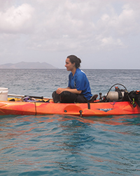 Erin Chille near British Virgin Islands